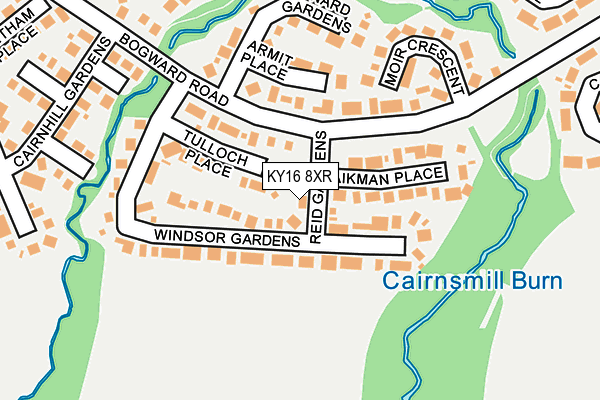 KY16 8XR map - OS OpenMap – Local (Ordnance Survey) KY16 8XR map - OS OpenMap – Local (Ordnance Survey)