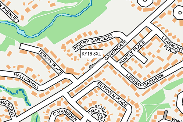 KY16 8XU map - OS OpenMap – Local (Ordnance Survey) KY16 8XU map - OS OpenMap – Local (Ordnance Survey)