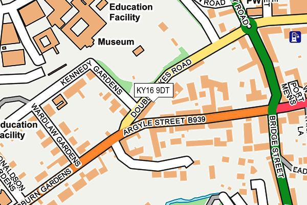 KY16 9DT map - OS OpenMap – Local (Ordnance Survey) KY16 9DT map - OS OpenMap – Local (Ordnance Survey)