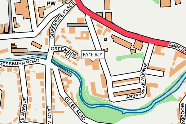 KY16 9JY map - OS OpenMap – Local (Ordnance Survey) KY16 9JY map - OS OpenMap – Local (Ordnance Survey)