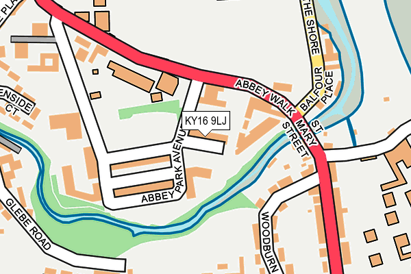 KY16 9LJ map - OS OpenMap – Local (Ordnance Survey) KY16 9LJ map - OS OpenMap – Local (Ordnance Survey)