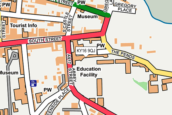 KY16 9QJ map - OS OpenMap – Local (Ordnance Survey) KY16 9QJ map - OS OpenMap – Local (Ordnance Survey)