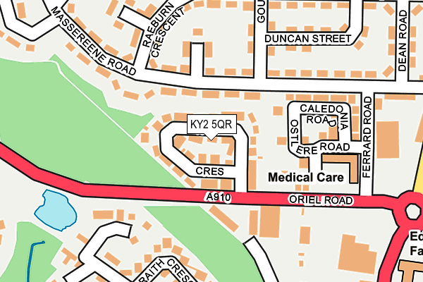 KY2 5QR map - OS OpenMap – Local (Ordnance Survey) KY2 5QR map - OS OpenMap – Local (Ordnance Survey)