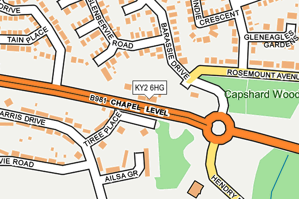 KY2 6HG map - OS OpenMap – Local (Ordnance Survey) KY2 6HG map - OS OpenMap – Local (Ordnance Survey)
