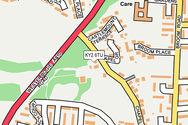 KY2 6TU map - OS OpenMap – Local (Ordnance Survey) KY2 6TU map - OS OpenMap – Local (Ordnance Survey)
