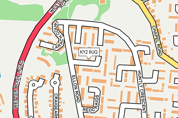 KY2 6UQ map - OS OpenMap – Local (Ordnance Survey) KY2 6UQ map - OS OpenMap – Local (Ordnance Survey)