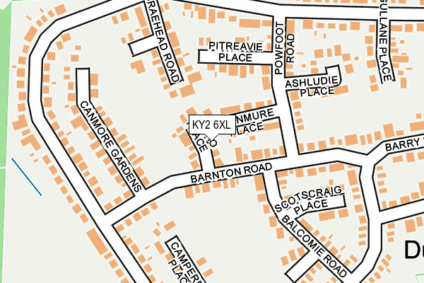 KY2 6XL map - OS OpenMap – Local (Ordnance Survey) KY2 6XL map - OS OpenMap – Local (Ordnance Survey)