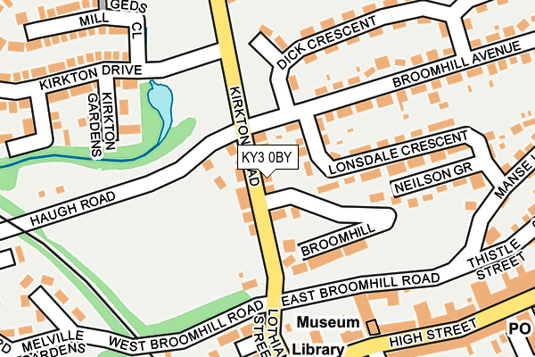 KY3 0BY map - OS OpenMap – Local (Ordnance Survey) KY3 0BY map - OS OpenMap – Local (Ordnance Survey)