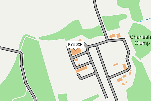 KY3 0XR map - OS OpenMap – Local (Ordnance Survey) KY3 0XR map - OS OpenMap – Local (Ordnance Survey)