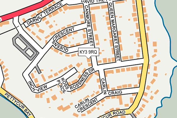 KY3 9RQ map - OS OpenMap – Local (Ordnance Survey) KY3 9RQ map - OS OpenMap – Local (Ordnance Survey)