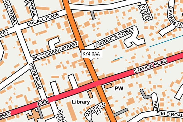 KY4 0AA map - OS OpenMap – Local (Ordnance Survey) KY4 0AA map - OS OpenMap – Local (Ordnance Survey)