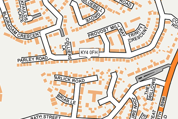KY4 0FH map - OS OpenMap – Local (Ordnance Survey) KY4 0FH map - OS OpenMap – Local (Ordnance Survey)