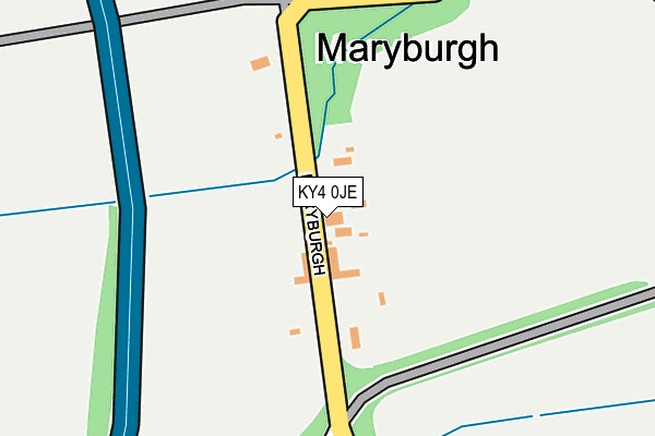 KY4 0JE map - OS OpenMap – Local (Ordnance Survey)