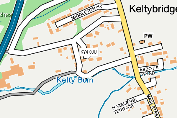 KY4 0JU map - OS OpenMap – Local (Ordnance Survey) KY4 0JU map - OS OpenMap – Local (Ordnance Survey)