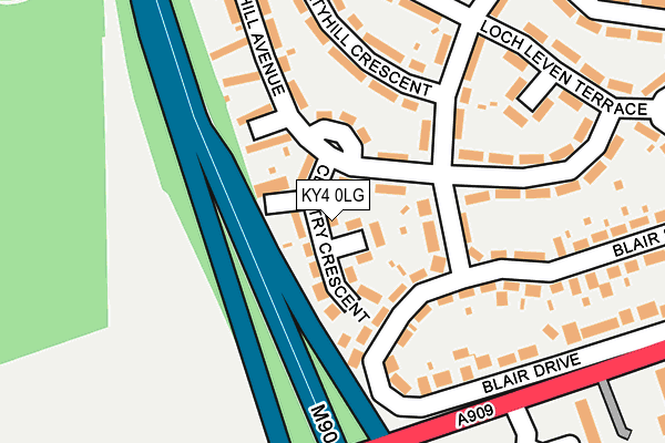 KY4 0LG map - OS OpenMap – Local (Ordnance Survey) KY4 0LG map - OS OpenMap – Local (Ordnance Survey)