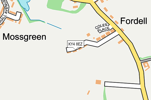 KY4 8EZ map - OS OpenMap – Local (Ordnance Survey)