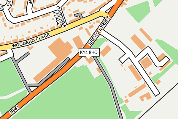 KY4 8HQ map - OS OpenMap – Local (Ordnance Survey) KY4 8HQ map - OS OpenMap – Local (Ordnance Survey)