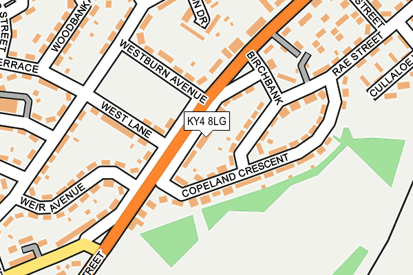 KY4 8LG map - OS OpenMap – Local (Ordnance Survey) KY4 8LG map - OS OpenMap – Local (Ordnance Survey)