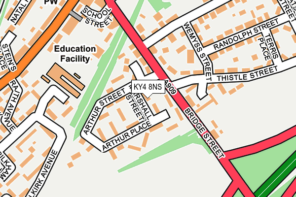 KY4 8NS map - OS OpenMap – Local (Ordnance Survey) KY4 8NS map - OS OpenMap – Local (Ordnance Survey)