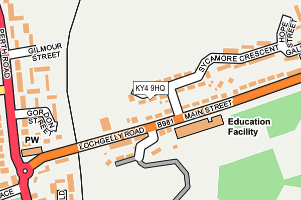 KY4 9HQ map - OS OpenMap – Local (Ordnance Survey) KY4 9HQ map - OS OpenMap – Local (Ordnance Survey)