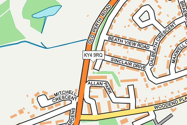 KY4 9RQ map - OS OpenMap – Local (Ordnance Survey) KY4 9RQ map - OS OpenMap – Local (Ordnance Survey)