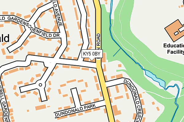 KY5 0BY map - OS OpenMap – Local (Ordnance Survey) KY5 0BY map - OS OpenMap – Local (Ordnance Survey)