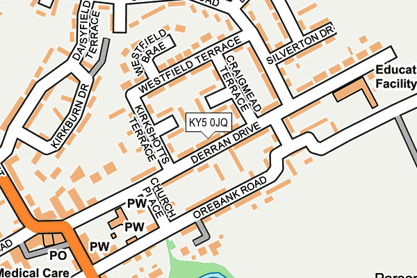 KY5 0JQ map - OS OpenMap – Local (Ordnance Survey) KY5 0JQ map - OS OpenMap – Local (Ordnance Survey)
