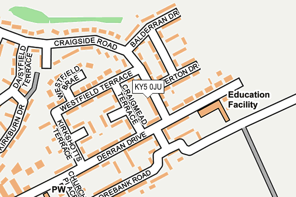 KY5 0JU map - OS OpenMap – Local (Ordnance Survey) KY5 0JU map - OS OpenMap – Local (Ordnance Survey)