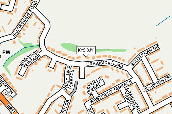 KY5 0JY map - OS OpenMap – Local (Ordnance Survey) KY5 0JY map - OS OpenMap – Local (Ordnance Survey)