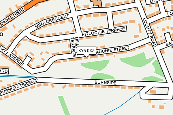 KY5 0XZ map - OS OpenMap – Local (Ordnance Survey) KY5 0XZ map - OS OpenMap – Local (Ordnance Survey)