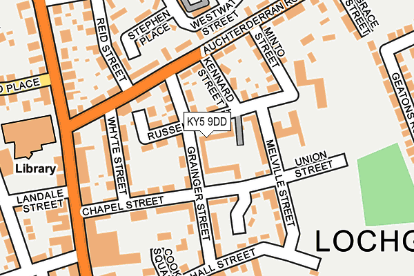 KY5 9DD map - OS OpenMap – Local (Ordnance Survey) KY5 9DD map - OS OpenMap – Local (Ordnance Survey)