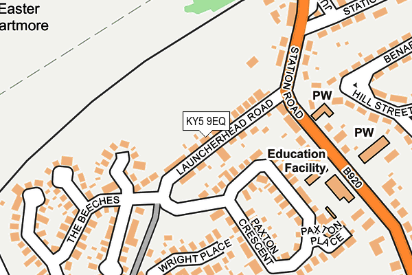 KY5 9EQ map - OS OpenMap – Local (Ordnance Survey) KY5 9EQ map - OS OpenMap – Local (Ordnance Survey)