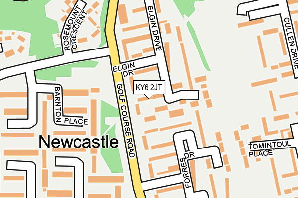 KY6 2JT map - OS OpenMap – Local (Ordnance Survey) KY6 2JT map - OS OpenMap – Local (Ordnance Survey)