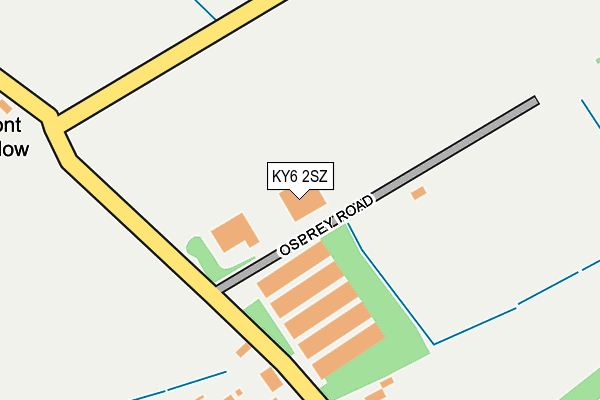 KY6 2SZ map - OS OpenMap – Local (Ordnance Survey) KY6 2SZ map - OS OpenMap – Local (Ordnance Survey)