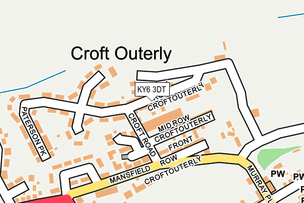 KY6 3DT map - OS OpenMap – Local (Ordnance Survey) KY6 3DT map - OS OpenMap – Local (Ordnance Survey)