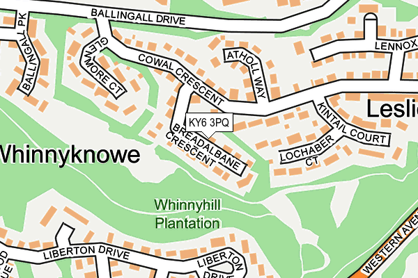 KY6 3PQ map - OS OpenMap – Local (Ordnance Survey) KY6 3PQ map - OS OpenMap – Local (Ordnance Survey)