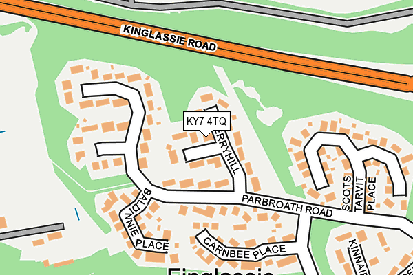KY7 4TQ map - OS OpenMap – Local (Ordnance Survey) KY7 4TQ map - OS OpenMap – Local (Ordnance Survey)