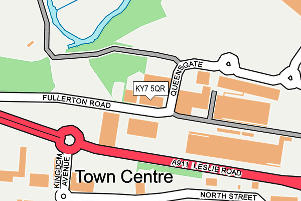 KY7 5QR map - OS OpenMap – Local (Ordnance Survey) KY7 5QR map - OS OpenMap – Local (Ordnance Survey)