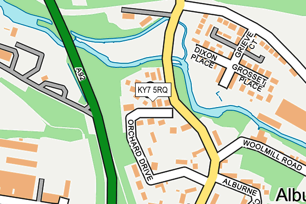 KY7 5RQ map - OS OpenMap – Local (Ordnance Survey) KY7 5RQ map - OS OpenMap – Local (Ordnance Survey)