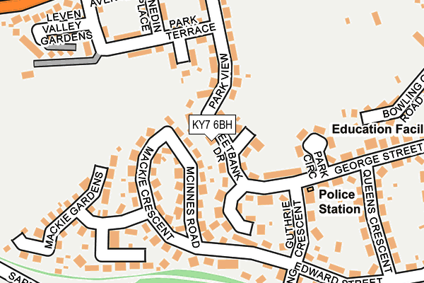 KY7 6BH map - OS OpenMap – Local (Ordnance Survey) KY7 6BH map - OS OpenMap – Local (Ordnance Survey)