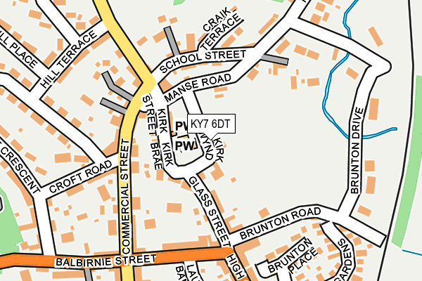 KY7 6DT map - OS OpenMap – Local (Ordnance Survey) KY7 6DT map - OS OpenMap – Local (Ordnance Survey)