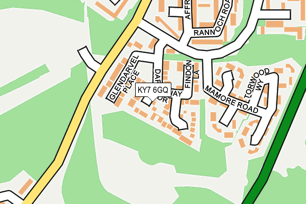 KY7 6GQ map - OS OpenMap – Local (Ordnance Survey) KY7 6GQ map - OS OpenMap – Local (Ordnance Survey)