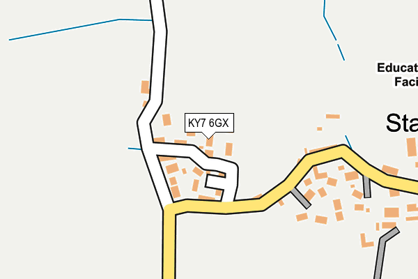 KY7 6GX map - OS OpenMap – Local (Ordnance Survey) KY7 6GX map - OS OpenMap – Local (Ordnance Survey)