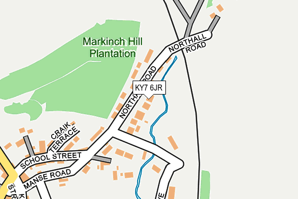 KY7 6JR map - OS OpenMap – Local (Ordnance Survey) KY7 6JR map - OS OpenMap – Local (Ordnance Survey)