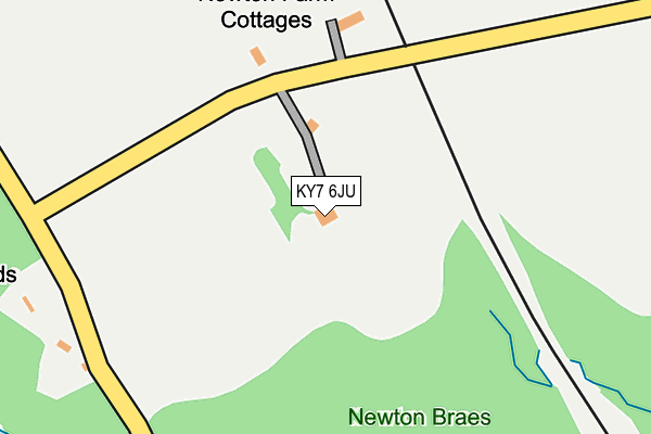 KY7 6JU map - OS OpenMap – Local (Ordnance Survey)