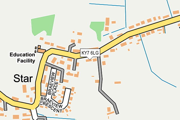 KY7 6LG map - OS OpenMap – Local (Ordnance Survey) KY7 6LG map - OS OpenMap – Local (Ordnance Survey)