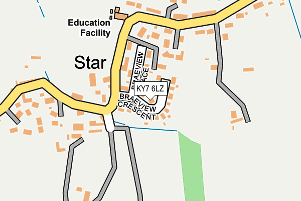 KY7 6LZ map - OS OpenMap – Local (Ordnance Survey)