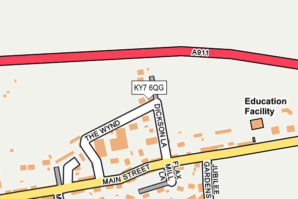 KY7 6QG map - OS OpenMap – Local (Ordnance Survey) KY7 6QG map - OS OpenMap – Local (Ordnance Survey)