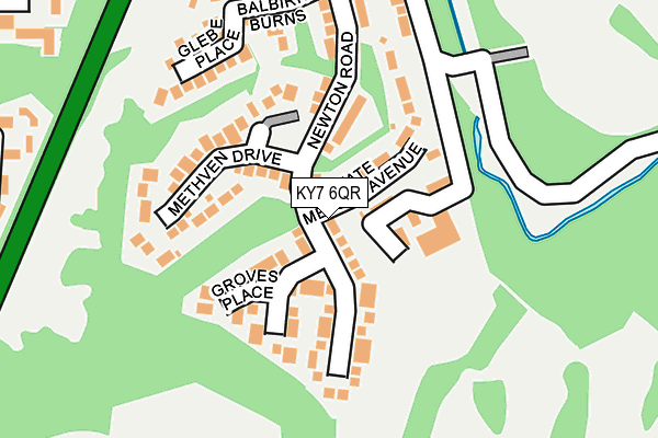 KY7 6QR map - OS OpenMap – Local (Ordnance Survey) KY7 6QR map - OS OpenMap – Local (Ordnance Survey)