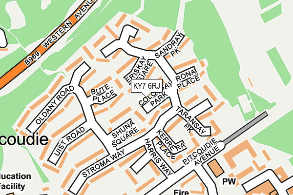 KY7 6RJ map - OS OpenMap – Local (Ordnance Survey) KY7 6RJ map - OS OpenMap – Local (Ordnance Survey)
